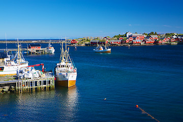 Image showing Fishing port