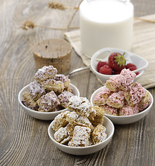 Image showing Assortment Of Shredded Wheat Cereal