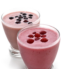Image showing Raspberry And Blackberry Smoothie