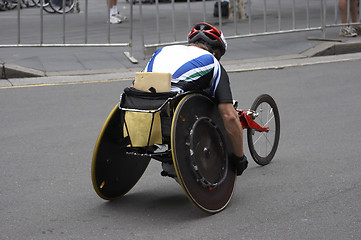 Image showing Wheelchair Athlete