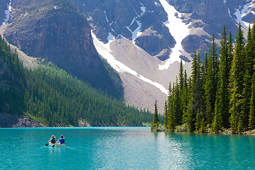 Image showing boating at lake