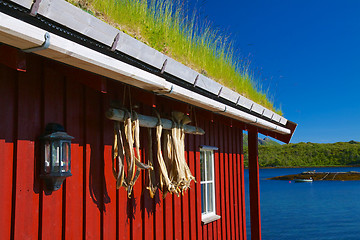 Image showing Rorbu hut