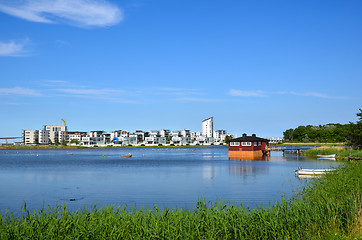 Image showing Skyline of modern Kalmar