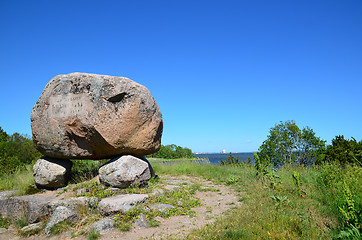 Image showing Memorial stone