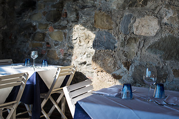 Image showing Cozy dinner table