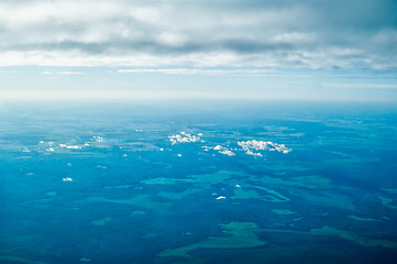 Image showing View at clouds