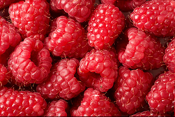 Image showing raspberry background