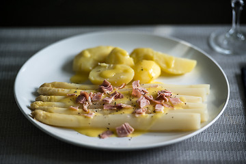 Image showing asparagus dinner