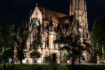 Image showing Johanneskirche, Stuttgart, Germany