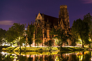 Image showing Johanneskirche, Stuttgart, Germany