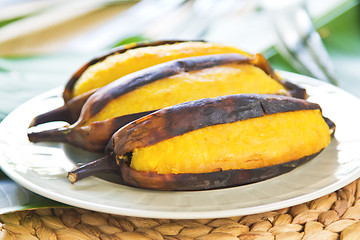 Image showing Grilled banana