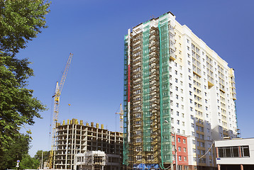 Image showing Multi-Storey Building Under Construction