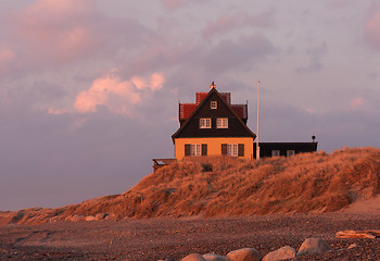 Image showing Sunset in Denmark