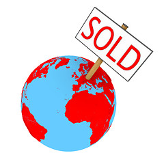 Image showing Sold planet