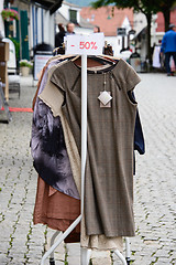 Image showing Clothes for sale