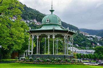 Image showing Music pavilion Bergen, Norway