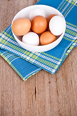Image showing eggs in a bowl