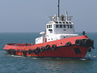 Image showing Red Tugboat