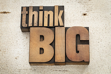 Image showing think big motivation