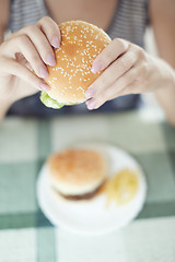 Image showing Hamburgers