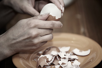 Image showing Egg cooking
