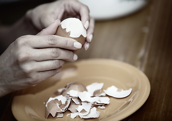 Image showing Egg cooking