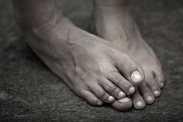 Image showing Human feet