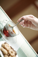 Image showing Tea preparation