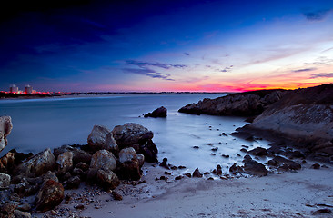 Image showing Beautiful south Europe beach