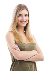 Image showing Beautiful woman smiling