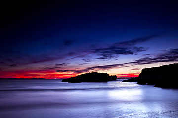 Image showing Beautiful south Europe beach