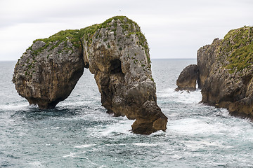 Image showing Villahormes Cliffs