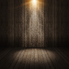 Image showing Ray light on wall