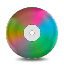 Image showing Rainbow cd disc