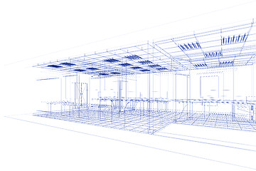 Image showing Office wire project