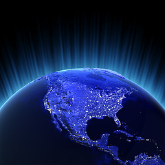 Image showing America volume 3d render