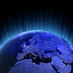 Image showing Europe volume 3d render