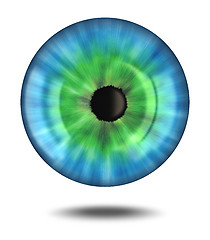 Image showing Green eye