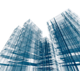 Image showing Concept skyscrapers