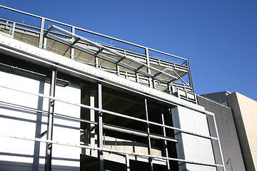 Image showing construction of a modern building
