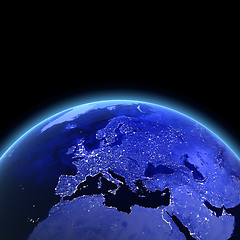 Image showing Europe 3d render