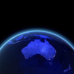 Image showing Australia and New Zealand