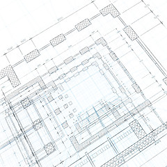 Image showing Architecture blueprint