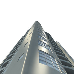 Image showing Skyscraper from glass and steel