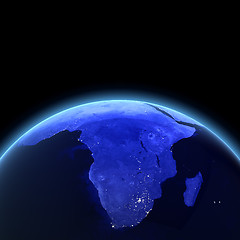 Image showing Africa 3d render