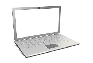 Image showing Laptop isolated