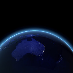 Image showing Australia and New Zealand