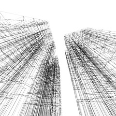 Image showing Architecture blueprint