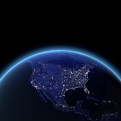 Image showing America night view