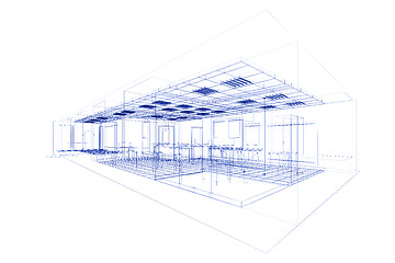 Image showing Concept of small office